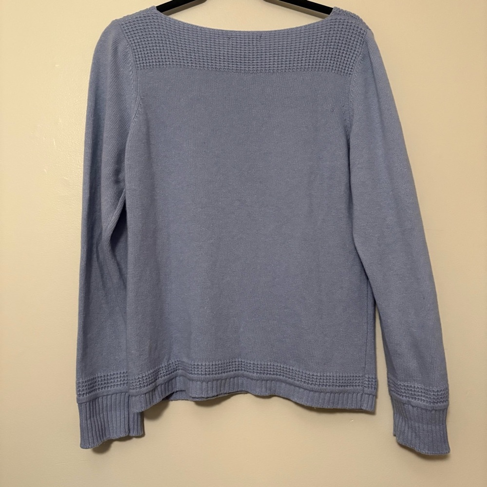Benedetta B. Blue Merino Wool‎ Cashmere Blend Sweater Size XL